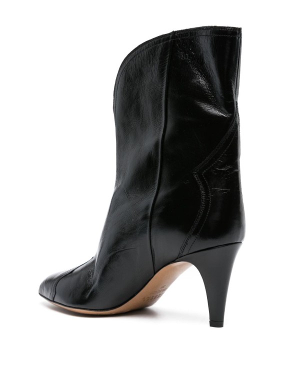 Shop Isabel Marant Dytho Ankle Boots In Black