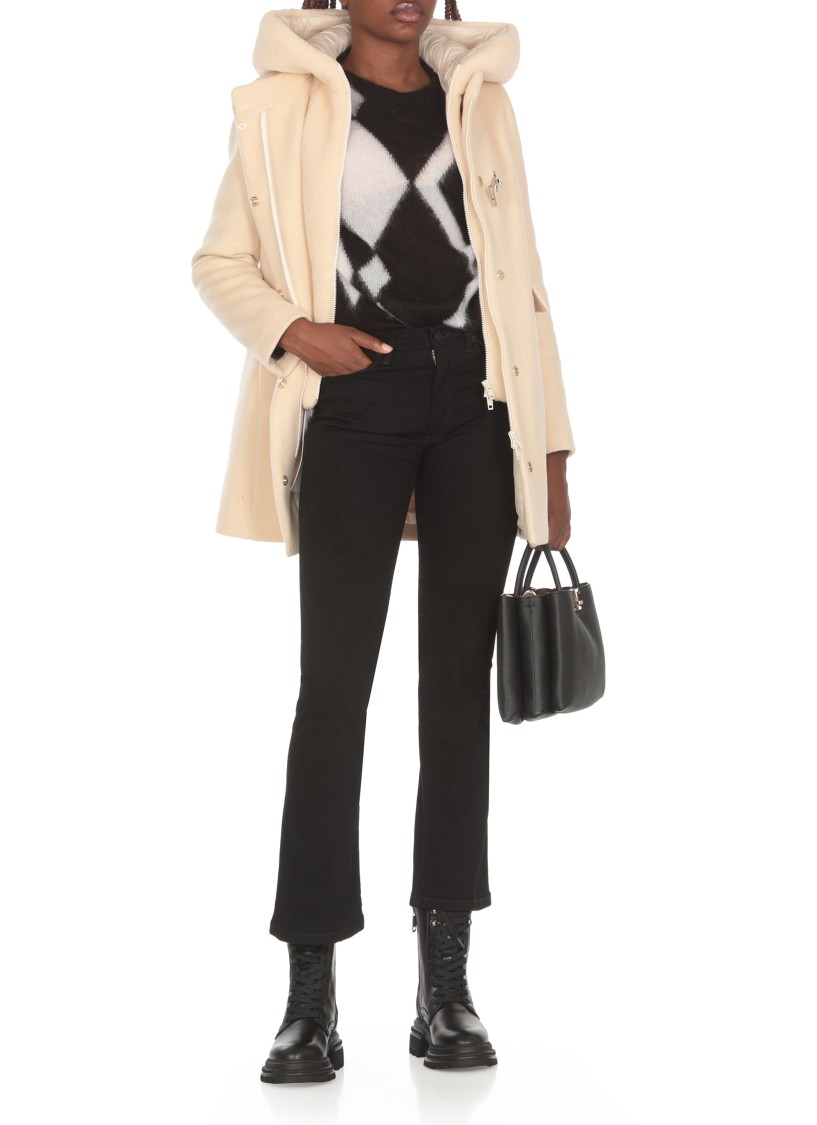 Fay Toggle Coatt In Neutrals