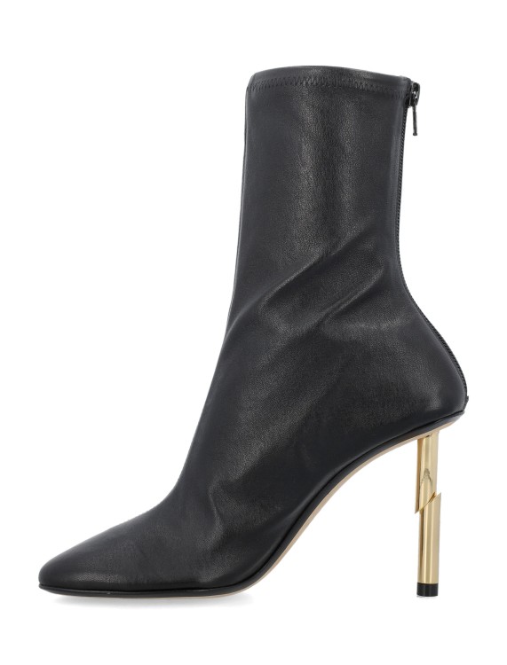 Shop Lanvin Sequence Ankle Boots In Black