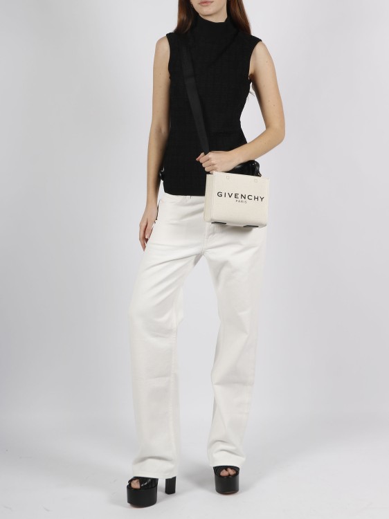 Shop Givenchy Mini G Tote Shopping Bag In White