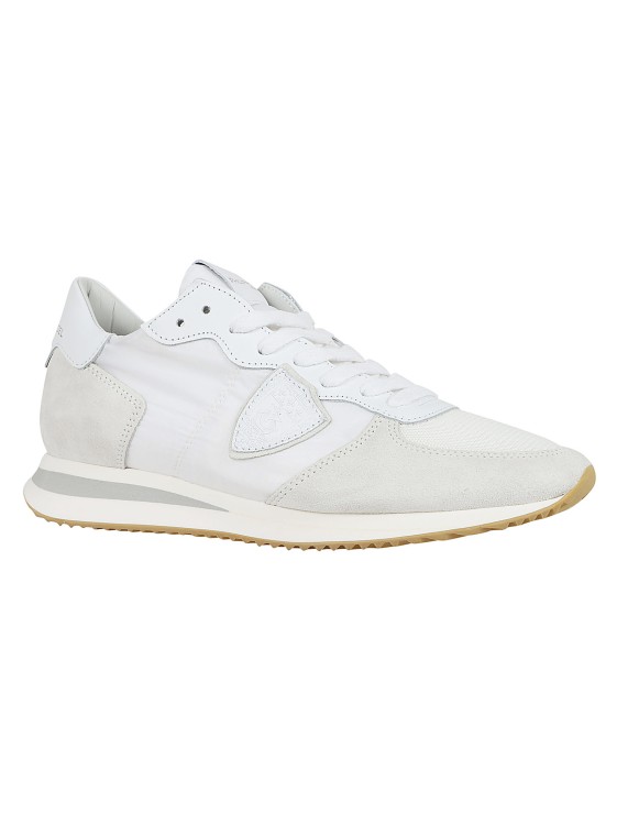 Shop Philippe Model Tropez Haute Sneakers In White