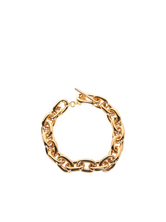 Shop Rabanne Chunky Chain Necklace In Gold