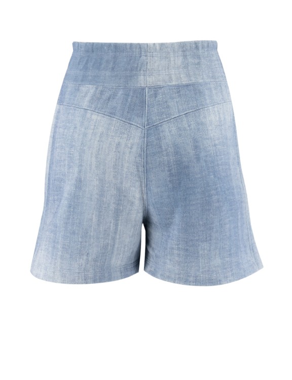 Shop Ermanno Scervino Denim-effect Shorts In Blue