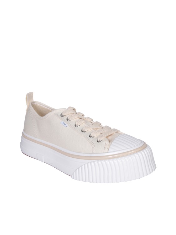 Shop Ami Alexandre Mattiussi Low-ankle Sneakers In White