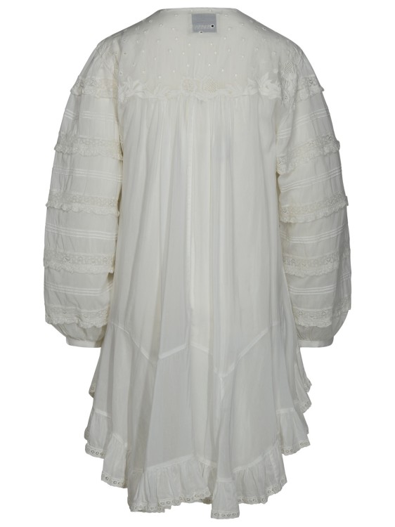 Shop Isabel Marant Gyliane' Dress In White Silk Blend