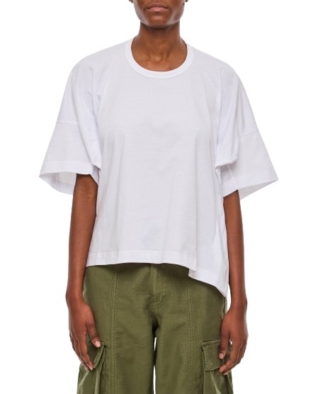 Plan C Relaxed Fit Jersey T-shirt In White