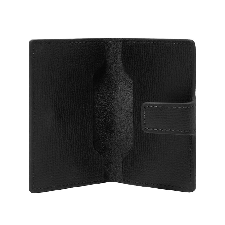 Shop Roderer Award Clip Card Holder - Italian Leather Black