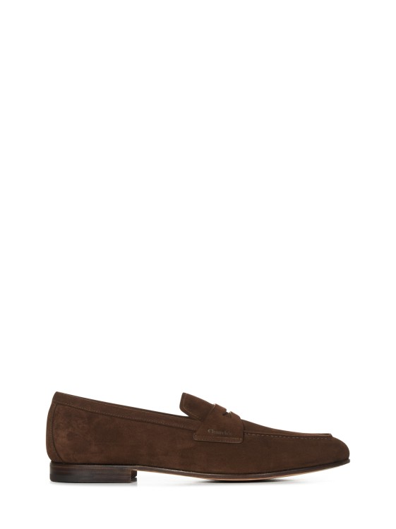 Church's Maltby Suede Penny Loafers In Black