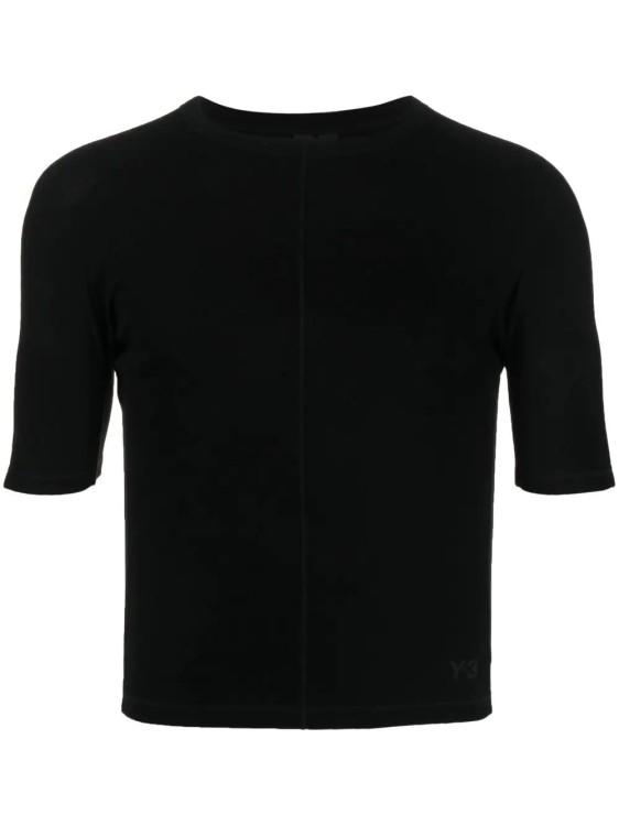 Shop Y-3 Black Fitted T-shirt S/s