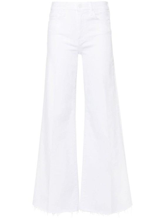 Mother Palazzo Jeans In White