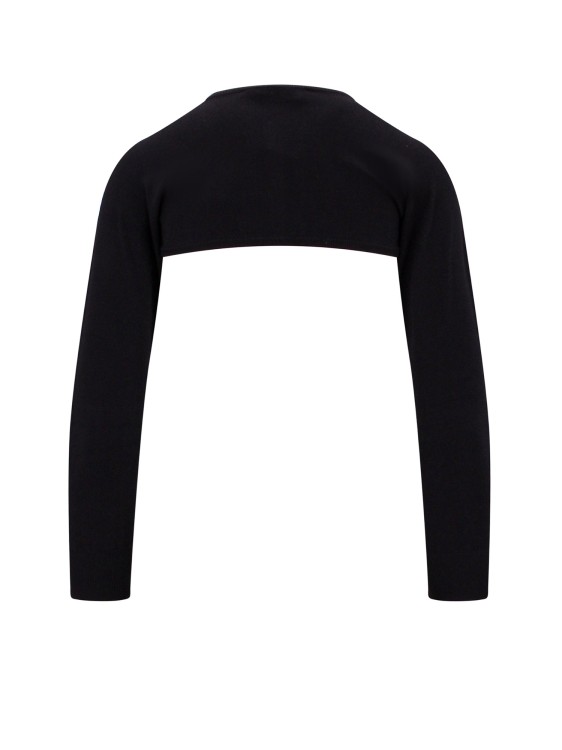 Shop Dolce & Gabbana Viscose Shrug Long-sleeved In Black