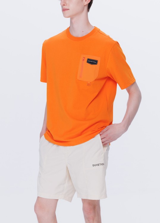 Shop Duvetica Bavaro Rs Leisure T-shirt In Orange