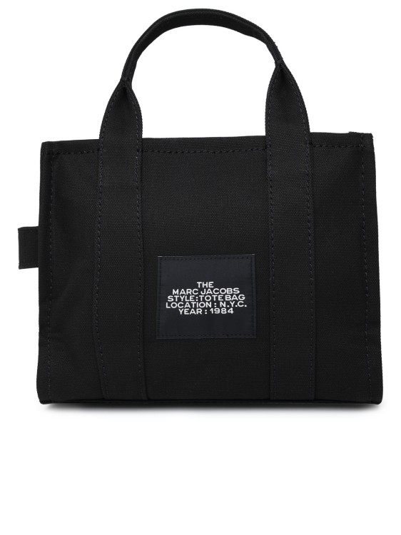 Marc Jacobs (the) Small Traveler Tote Aus Schwarzer Baumwolle In Black