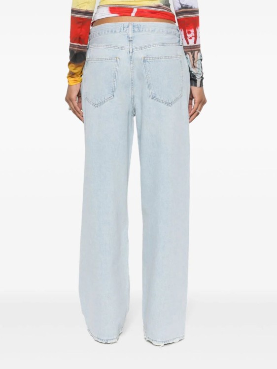 Agolde Low Slung Baggy Jeans In Fragment In Blue