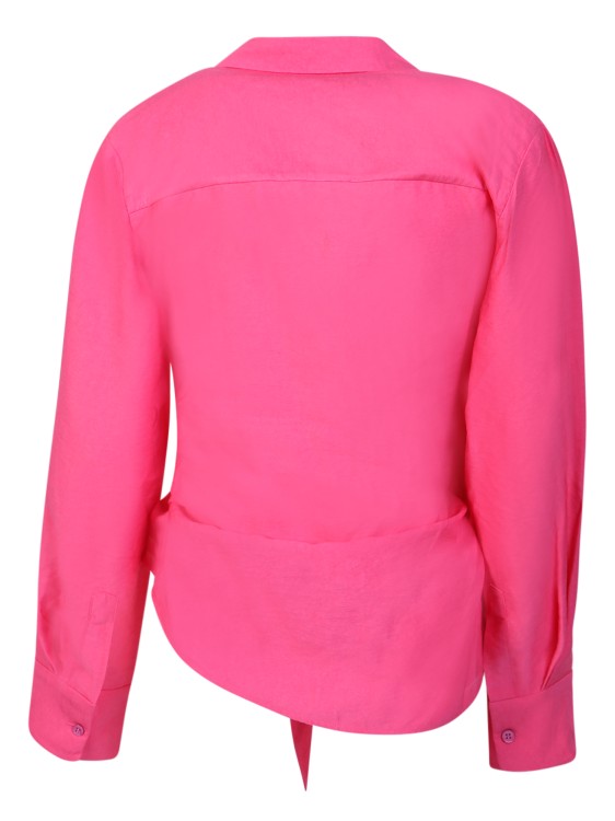 Shop Jacquemus Pink Bahia Shirt