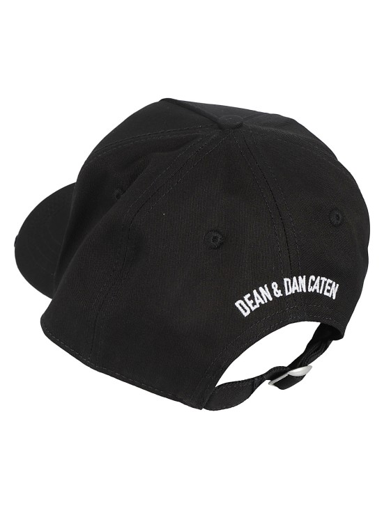 Shop Dsquared2 Logo-print Cotton Cap In Black