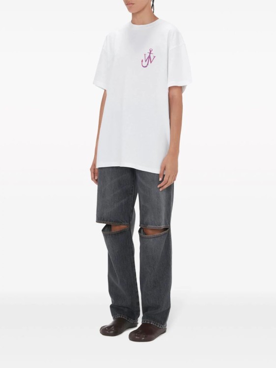 Shop Jw Anderson White Naturally Sweet T-shirt