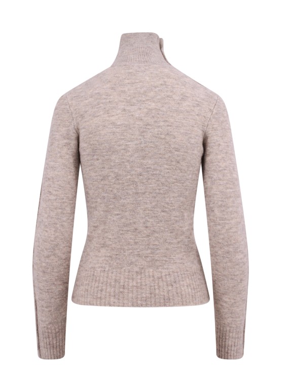 Shop Isabel Marant Alpaca Blend Sweater With Metal Buttons In Pink