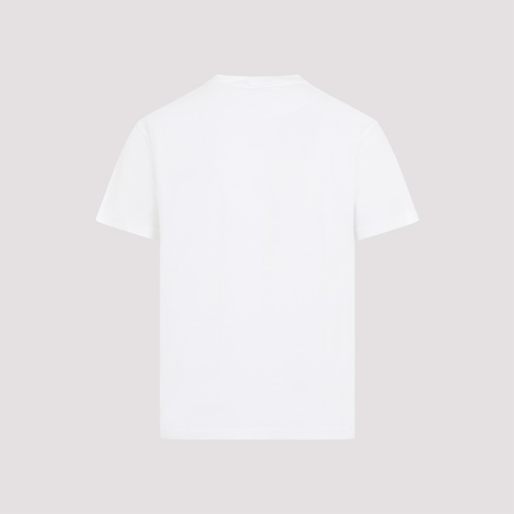 Shop Stone Island White Cotton T-shirt