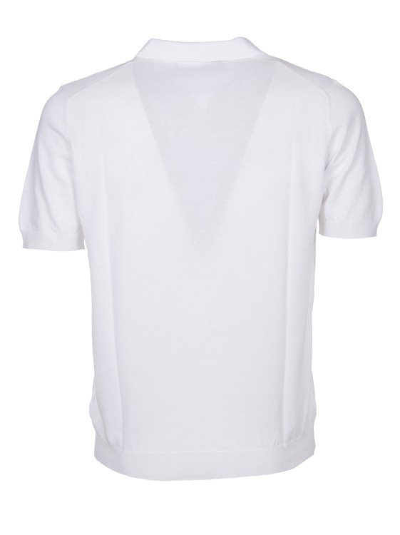 Shop Tagliatore White Polo Shirt