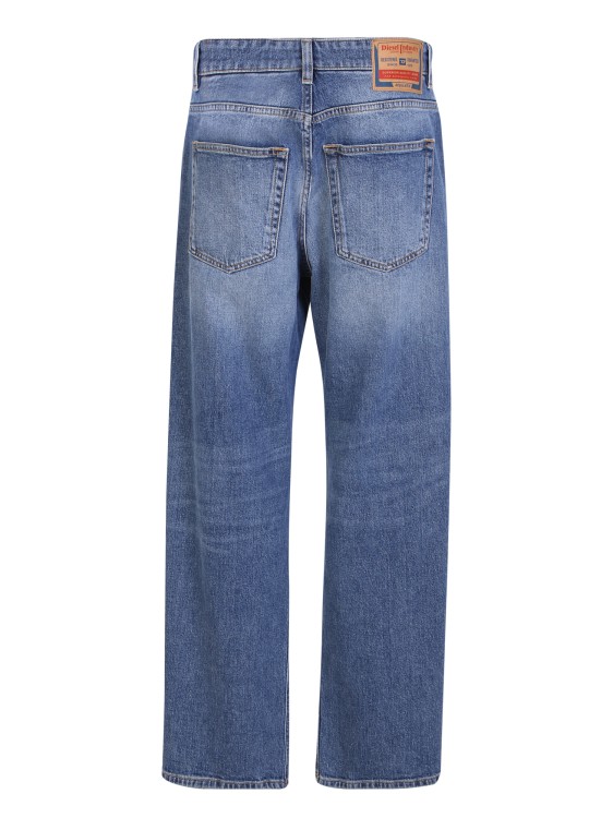 Shop Diesel Dark Loose D Oval Blue Jeans In Neutrals