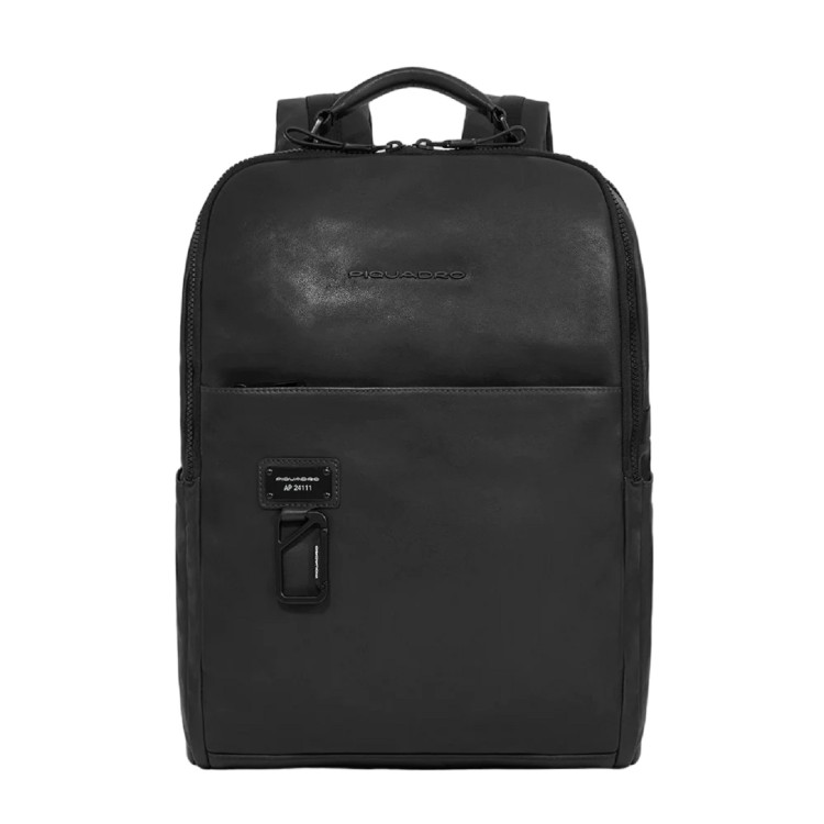 Piquadro Black Pc And Ipad Holder Backpack