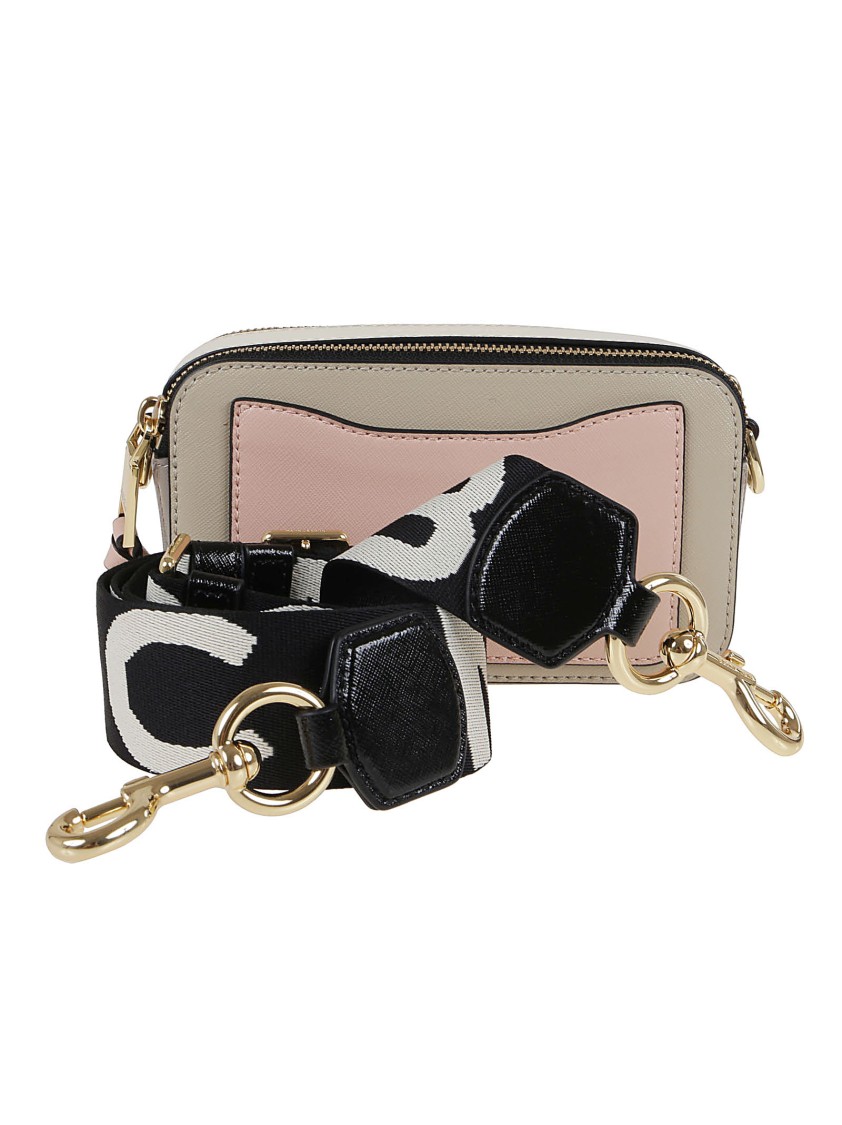 Marc Jacobs Zippered Shoulder Bag In Neutrals