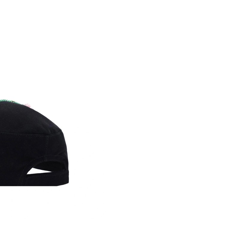 Shop Miu Miu Cotton Hat In Black