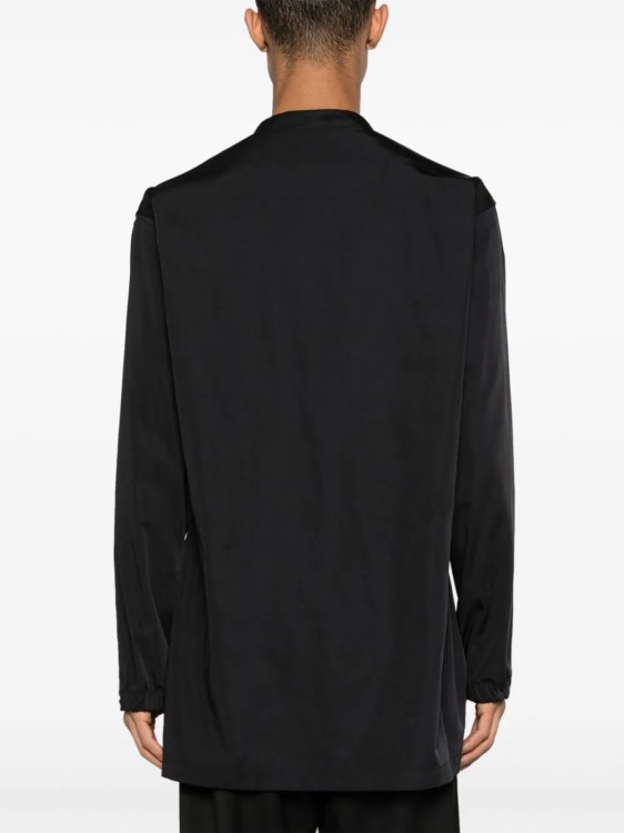 Shop Y-3 Black Twill Shirt