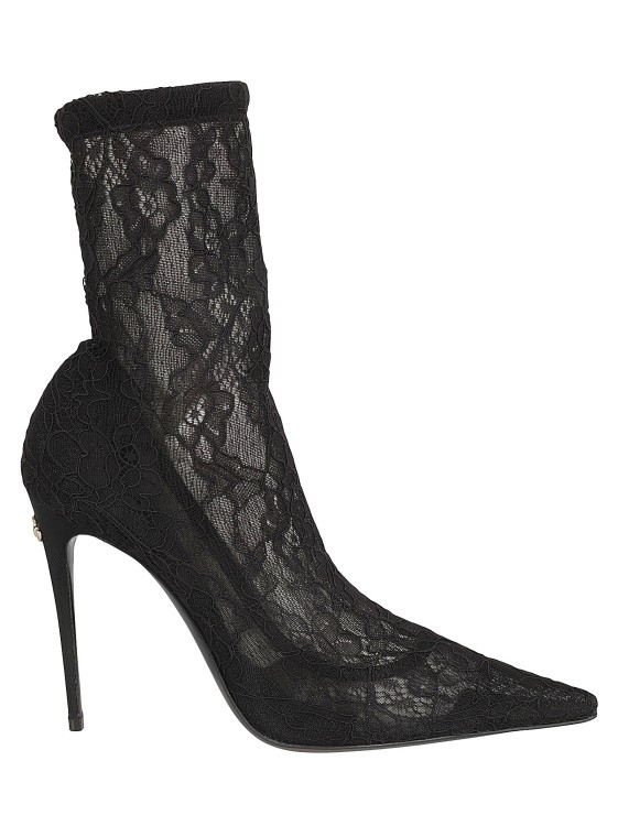 Shop Dolce & Gabbana Sock Pumps In Black