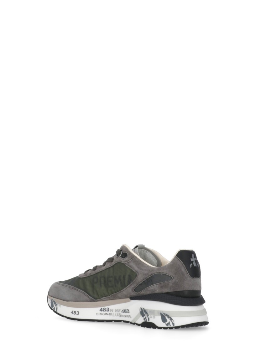 Shop Premiata Moerun 7106 Sneakers In Green