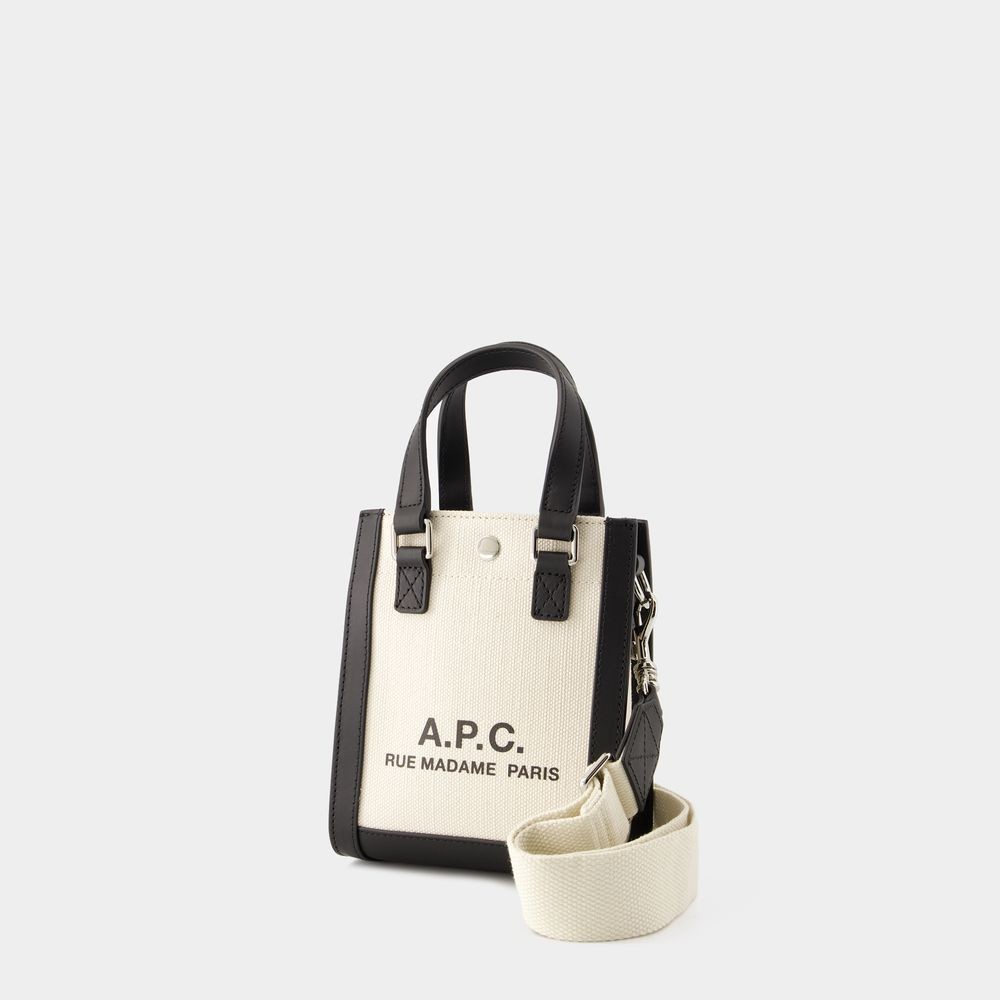 Apc A.p.c. Camille 2.0 Mini Crossbody - Cotton - Black In Black