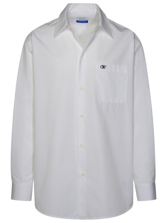 Shop Off-white Oversized Shirt In White