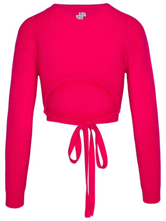 Shop Patou Fuchsia Wool Blend Sweater In Pink