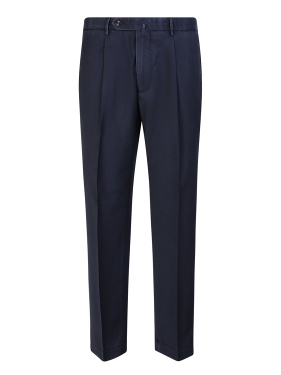 Dell'oglio Wool Tapered Trousers In Blue