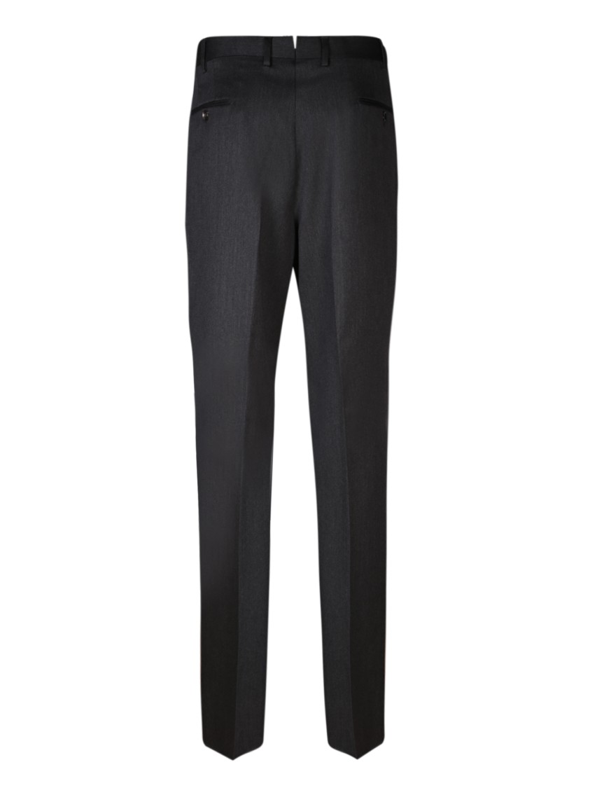 Dell'oglio Tailored Multi Trousers With Sleek Design And Quality Craftsmanship In Black