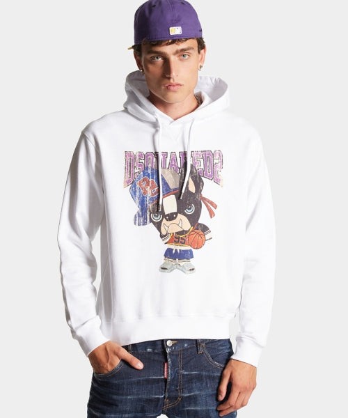 Dsquared2 Dsquared Men Sweatshirt With Print In White