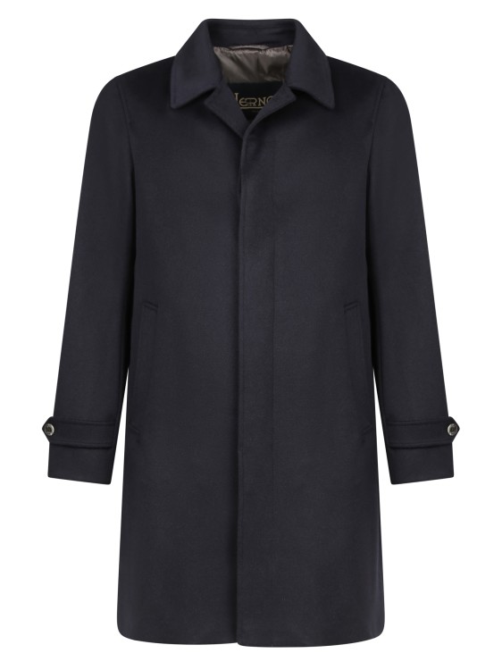 Shop Herno Wool And Cashmere Coat In Black