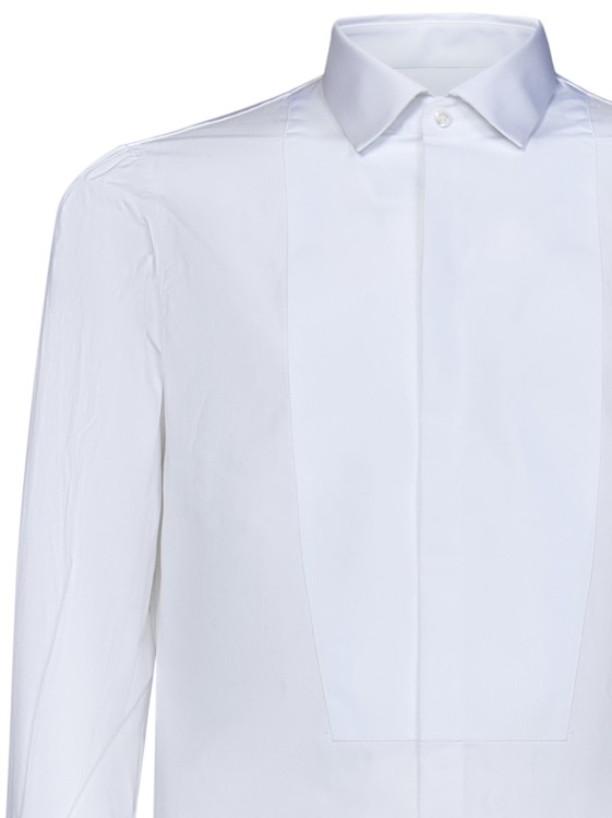 Shop Dsquared2 White Stretch Cotton Poplin Tuxedo