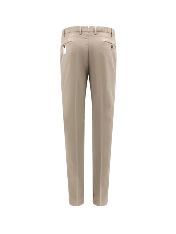 Shop Pt Torino Cotton Trouser In Grey