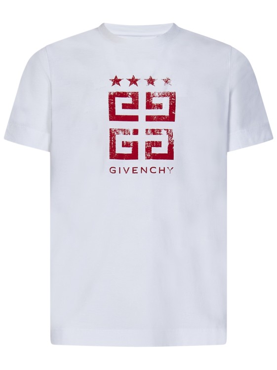 Shop Givenchy White Slim-fit T-shirt