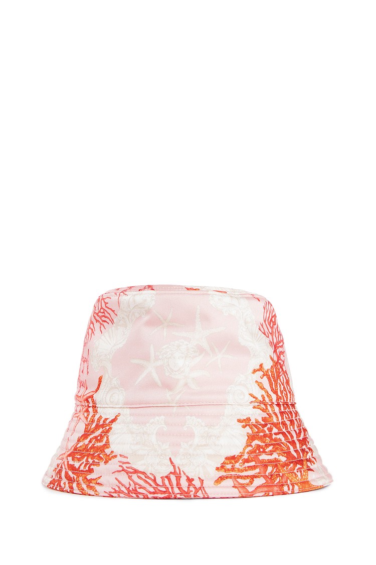 Versace Barocco Starfish Bucket Hat In Pink