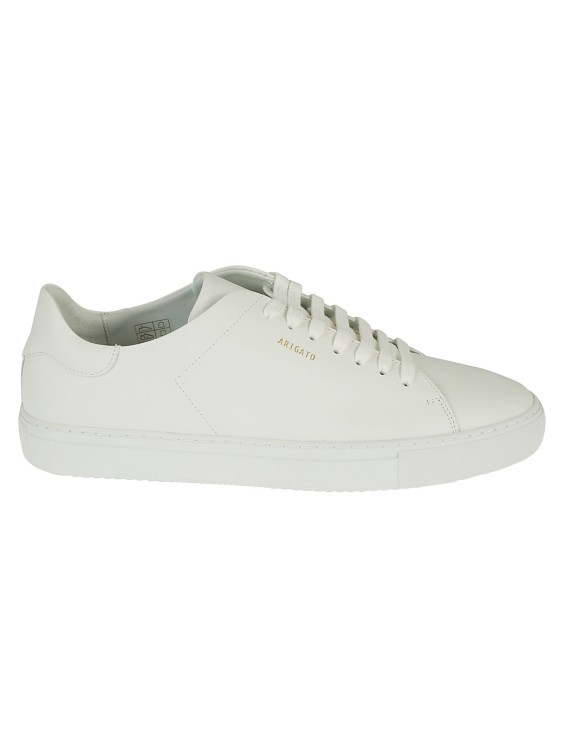 AXEL ARIGATO WHITE LEATHER LOW TOP SNEAKERS,45eabfba-0544-aed3-733a-91933b261d11