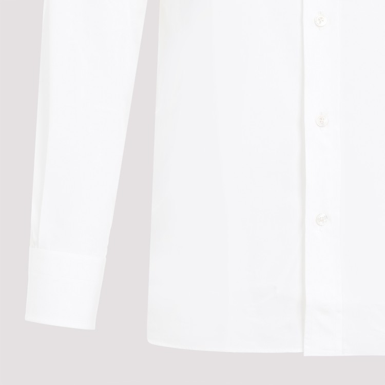Shop Tom Ford Ivory Lyocell Shirt In White