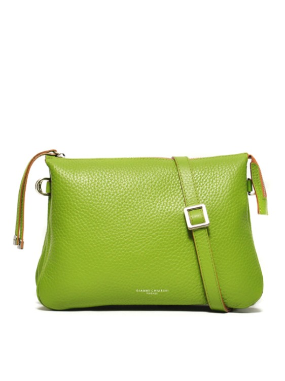 Gianni Chiarini Wasabi Green Textured Leather Mia Bag