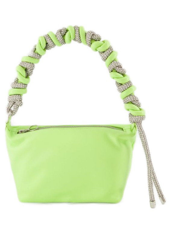 Kara Phone Cord Hobo Bag -  - Yellow - Leather In Green