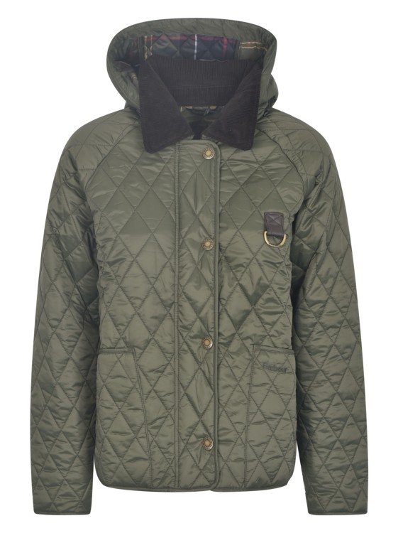 Barbour Olive Green Cotton Quilted Jacket