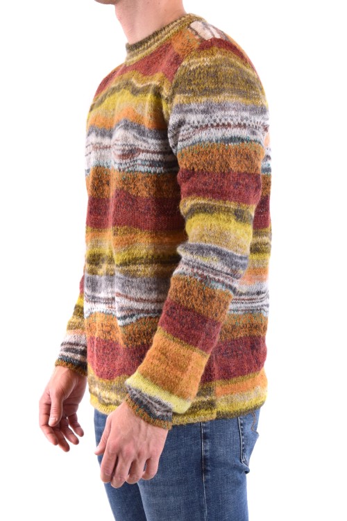 Paura Di Danilo Multicolor Mohair/polyester Blend Knitwear In Multicolor