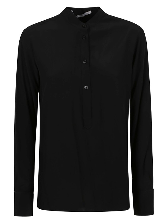 Shop Stella Mccartney Pure Silk Shirt In Black