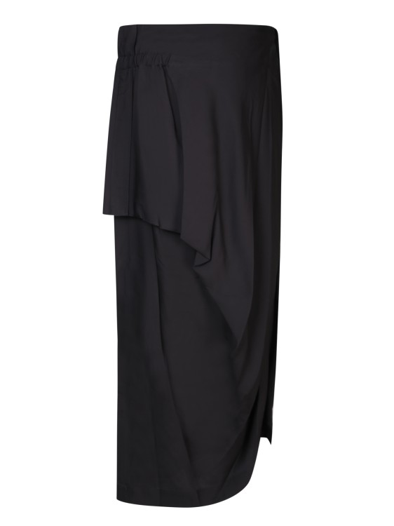 Shop Issey Miyake Midi Skirt In Black